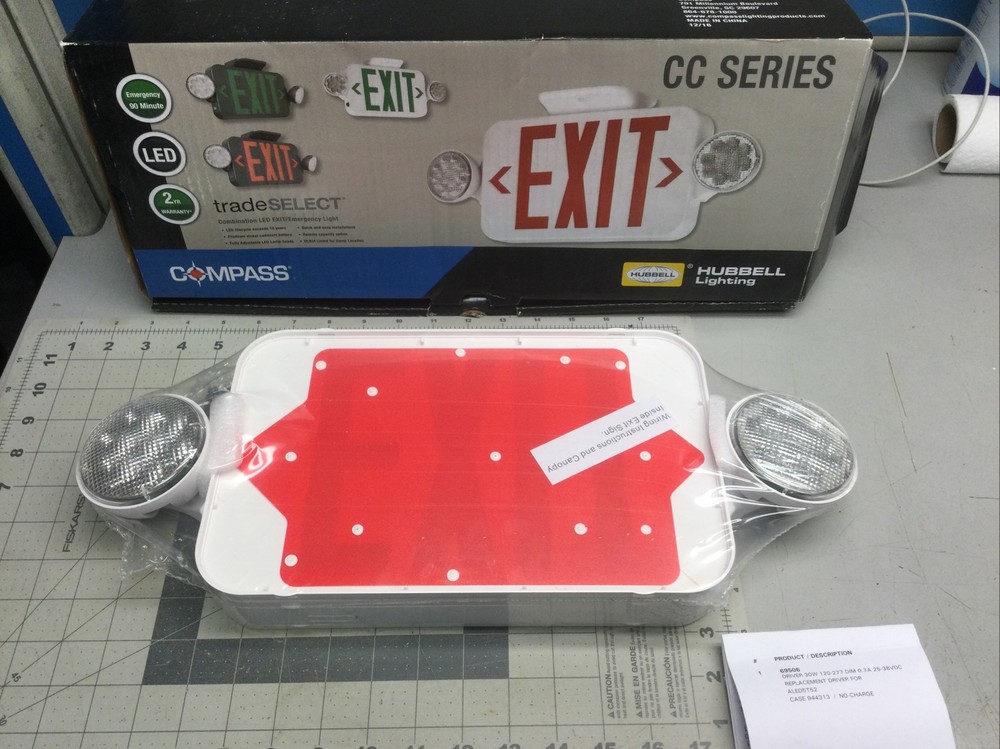 CCR Hubbell Exit/Emergency Light - (VB2)