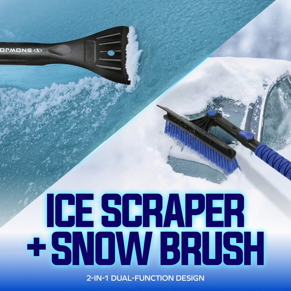 Snow Joe 45" Multi-Purpose Ice Scraper and Extendable Snow Brush (Open Box)