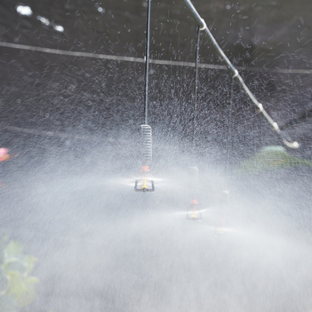 Garden Irrigation 5pcs Misting System with Wide Coverage and Easy Setup