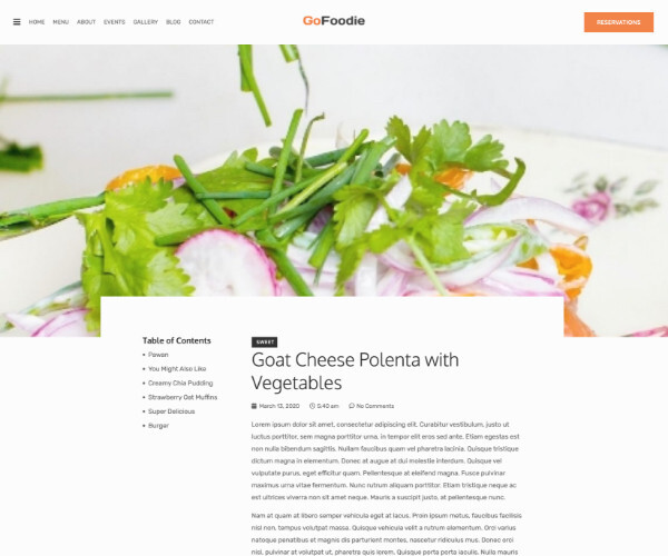 Premium Wordpress Elementor Template Kit Bundle | Food & Drink theme