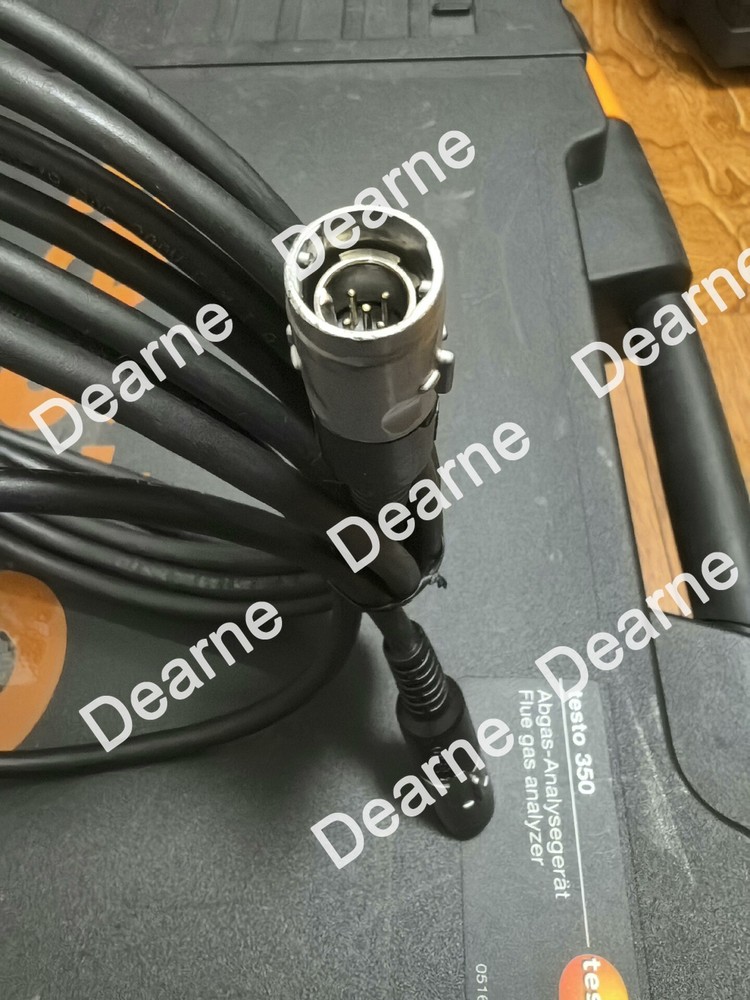 Testo 350 flue gas analyzer box connection cable