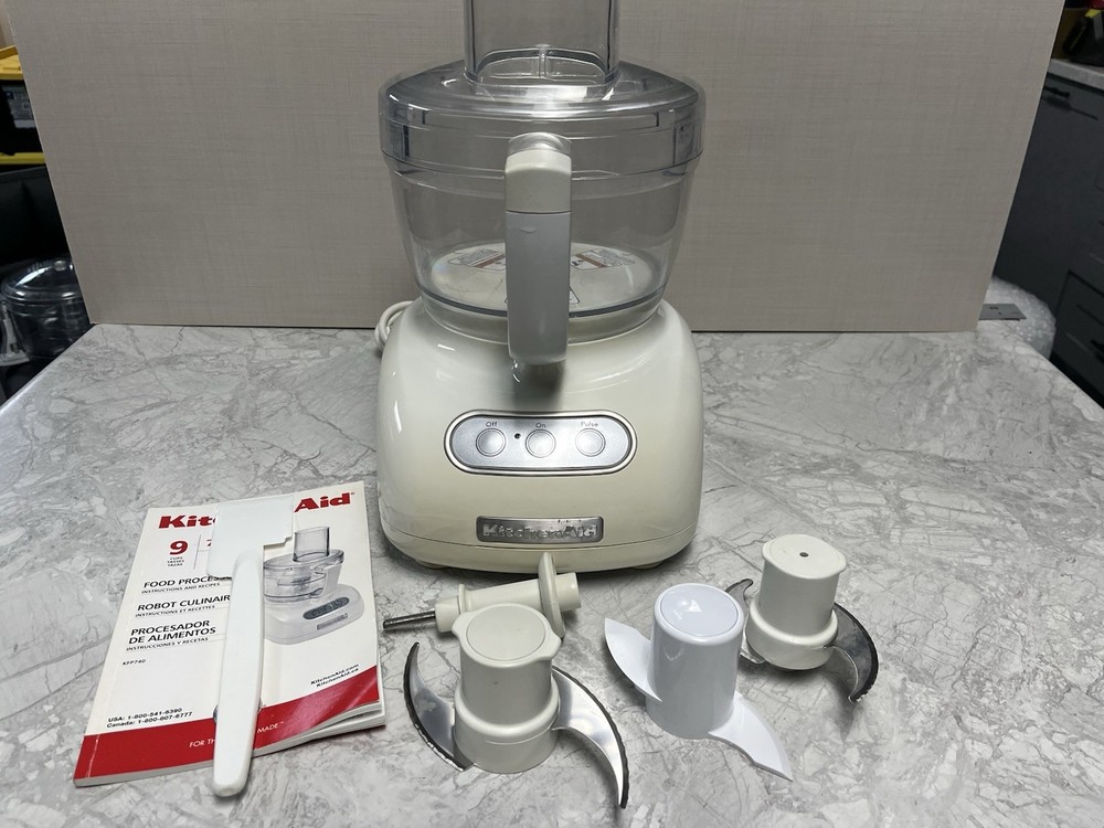 KitchenAid 7 Cup Food Processor Model KFP740WH1 Tested Works