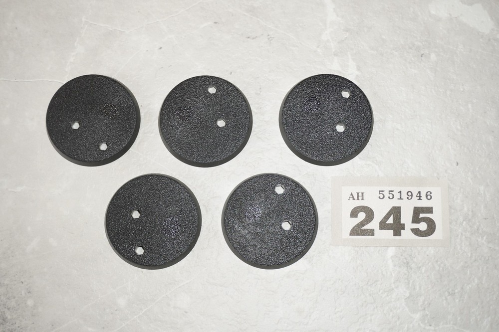 Games Workshop Warhammer 40K 40mm Round Bases x 5