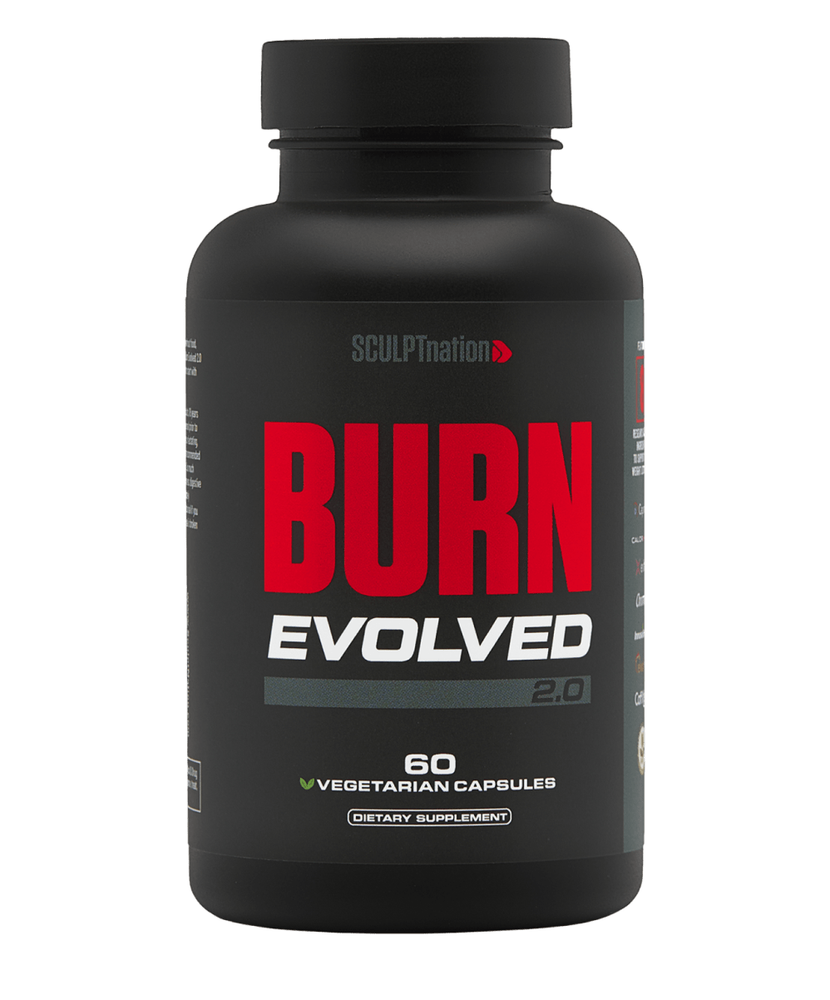 Burn Evolved + Burn Pm + Turmeric Black FAT LOSS STACK Weight Sculptnation Set