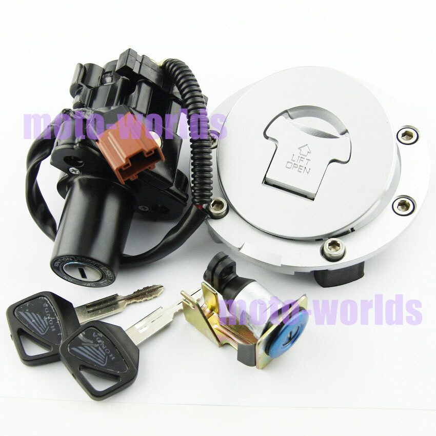 Ignition Switch Key Fuel Cap Lock Set for Honda CBR1000RR Fireblade 2004-2007
