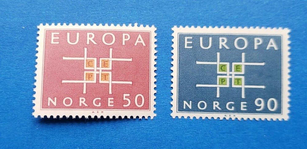Norway Stamps, Scott 441-442 Complete Set MNH