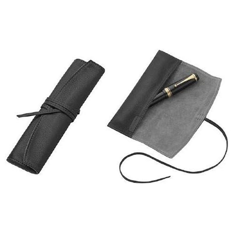 PILOT Roll Pen Case Cowhide Leather Pensemble for Single Pen Black