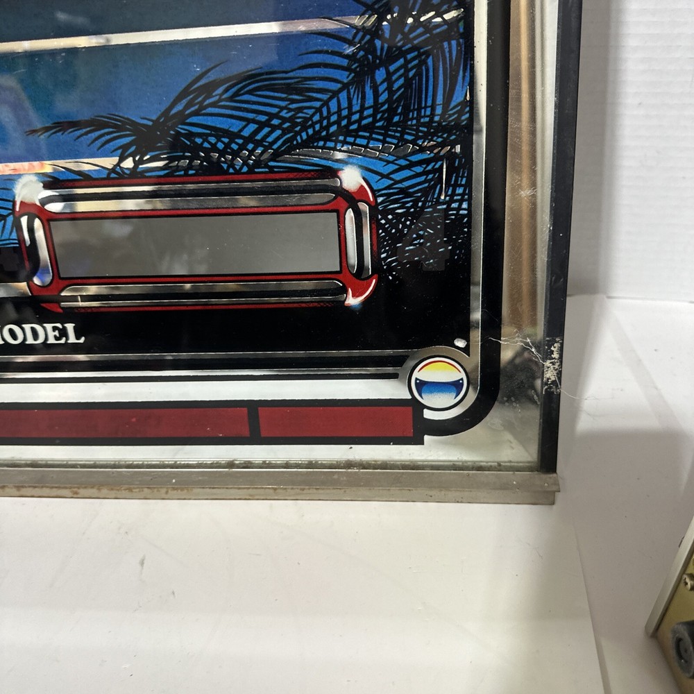 Bally Professional Pinball Challenger Playboy Machine Backglass Conversion good