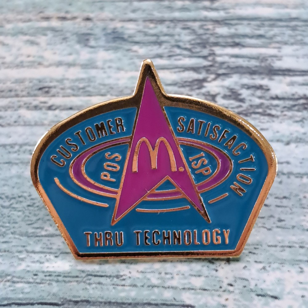 McDonald's Crew Employee Pin - POS ISP Drive Thru Technology