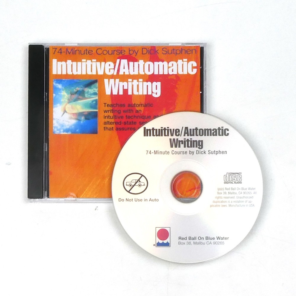 INTUITIVE AUTOMATIC WRITING 74 Minute Course Dick Sutphen Writer Self Hypnosis
