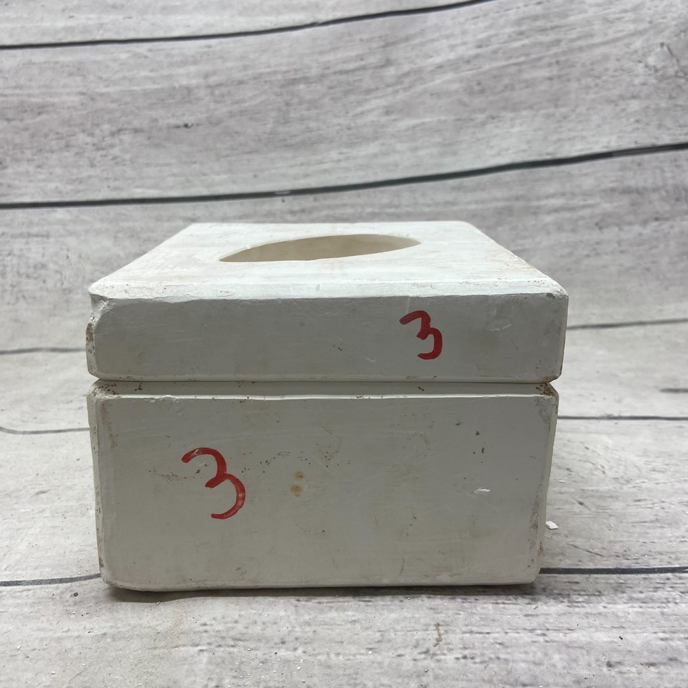 Vintage 1975 Bell Mold Ceramic Casting Mold Egg Box #1046