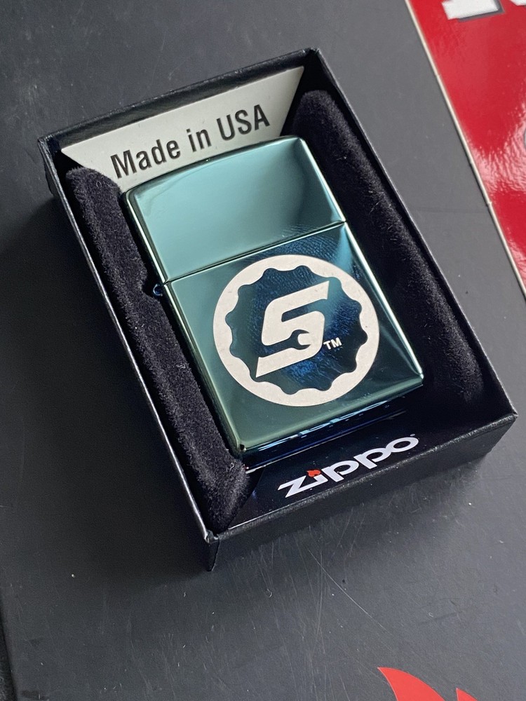 GENUINE SNAP ON 2020 GREEN LOGO ZIPPO