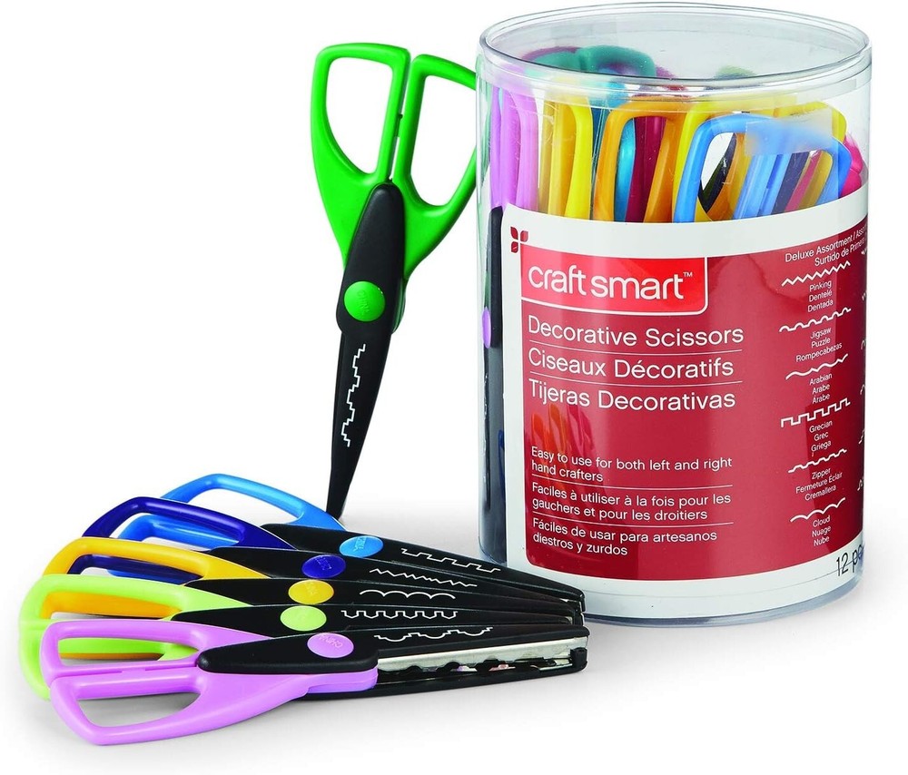 Craftsmart Decorative Scissors 12 pieces