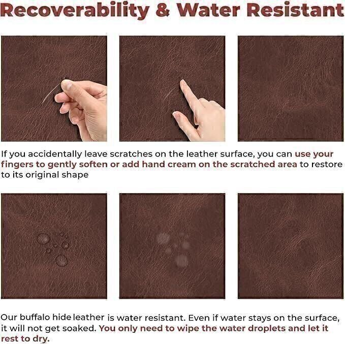 ELW Buffalo Hide Leather Strap 5-6 oz | Blank Belts