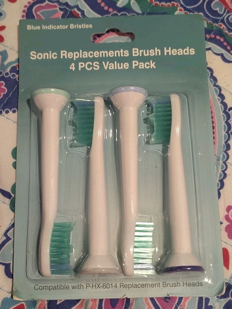 Sonic Replacement Brush Heads New 4 pack P-HX-6014