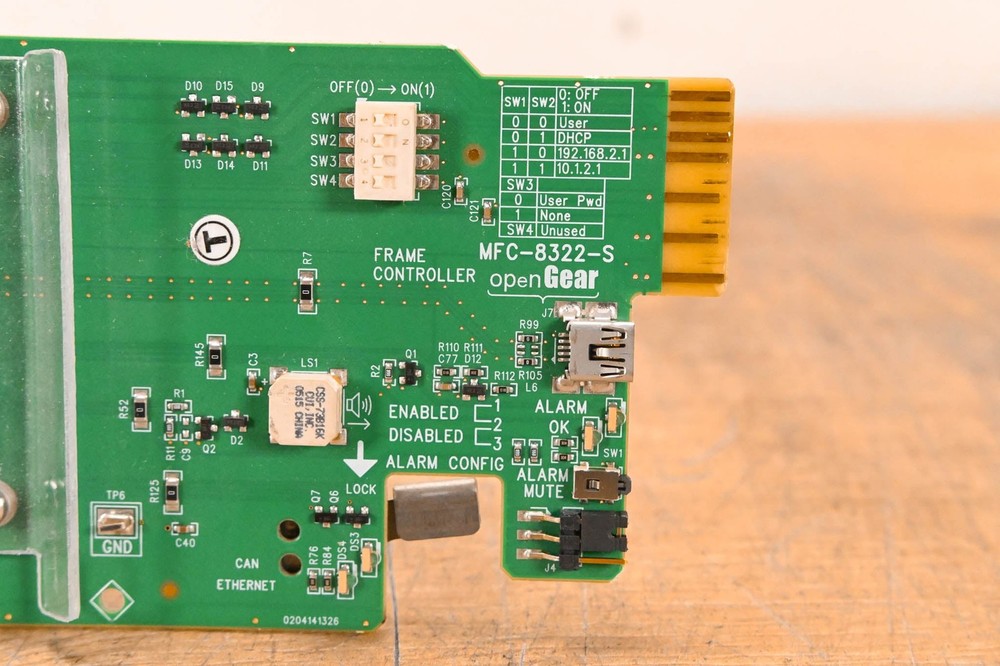 Ross MFC-8322-S OpenGear Frame Network Controller Card CG01USF