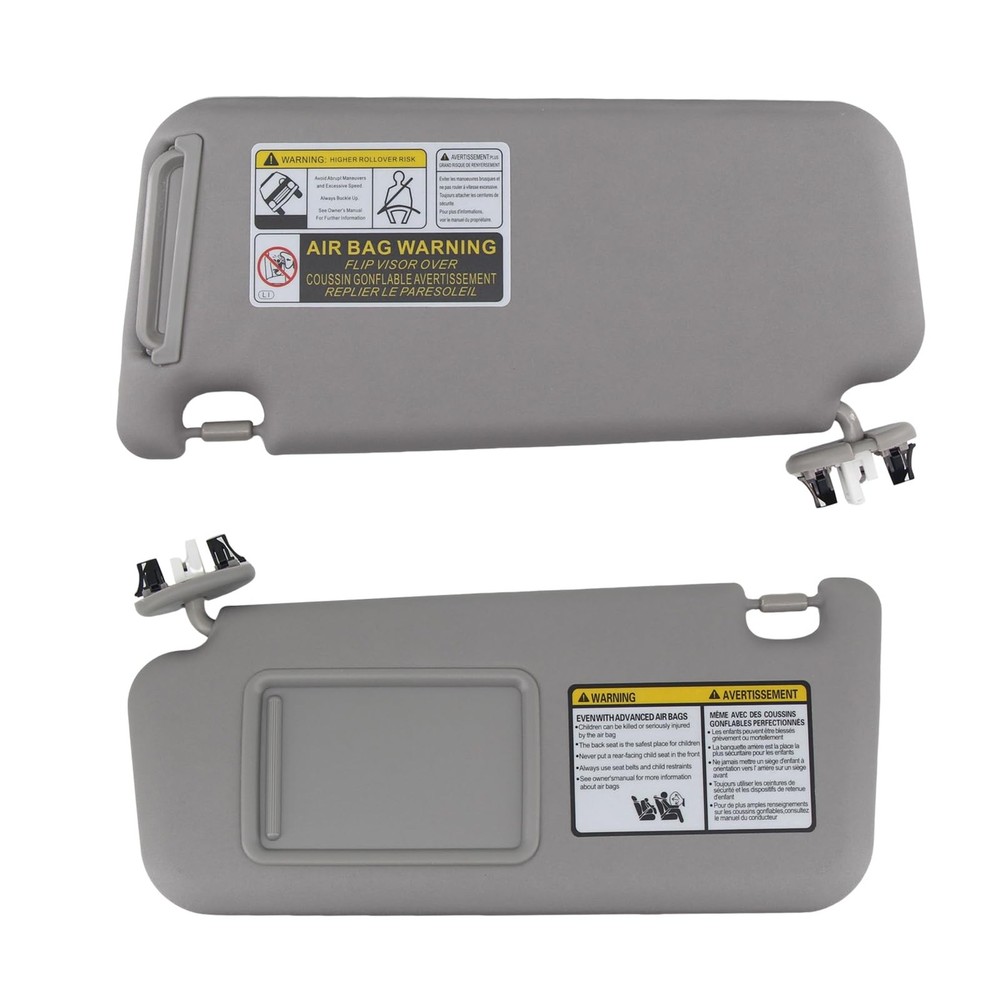 PEVAST Left Driver Side Sun Visor Compatible with RAV4 2006 2007 Left, Gray