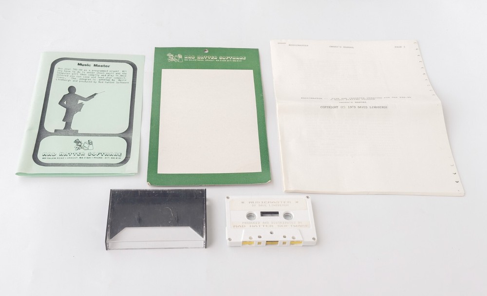 Music Master - Mad Hatter Software - 1979 / TRS-80
