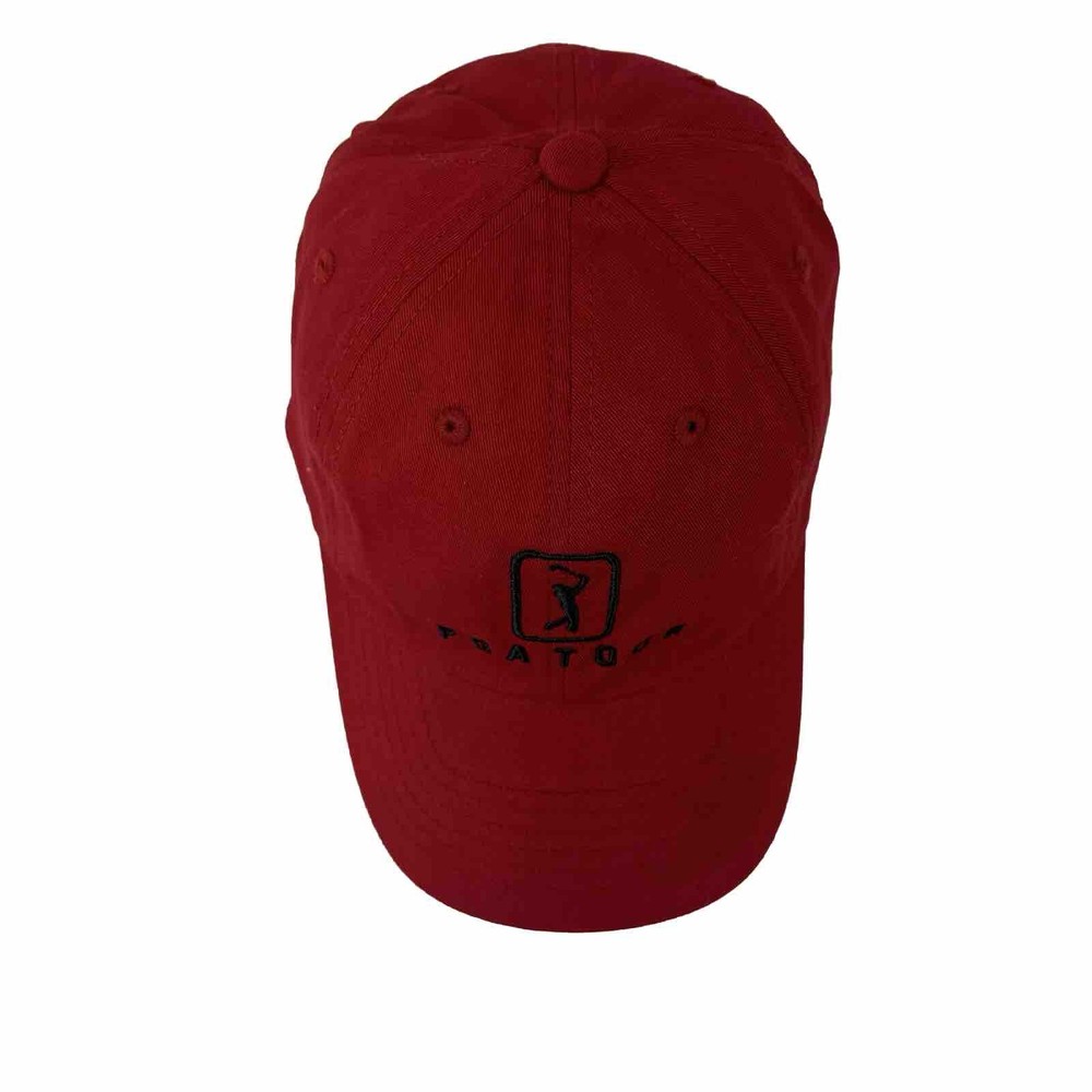 PGA Tour '63 Classic Logo Red Adjustable Golf Hat Cap