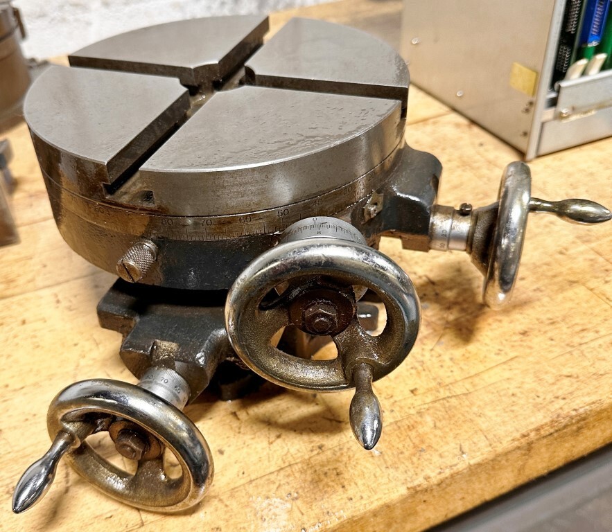 8" CROSSLIDE ROTARY TABLE