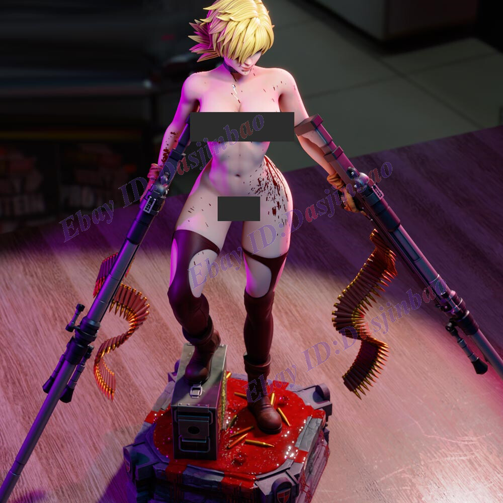 Seras Victoria 3D Print Model Kit Unpainted Unassembled 3 Version NSFW GK
