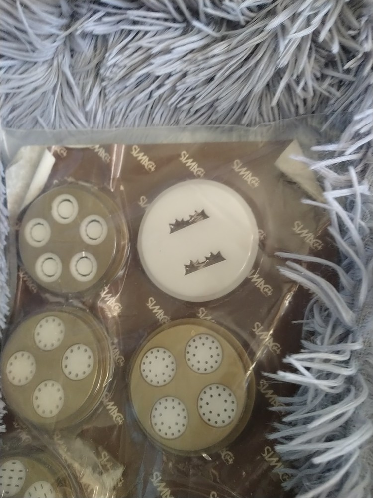 6 Simac Pastamatic Discs Die Plates Pack Lot Set Patterns Sizes Lot
