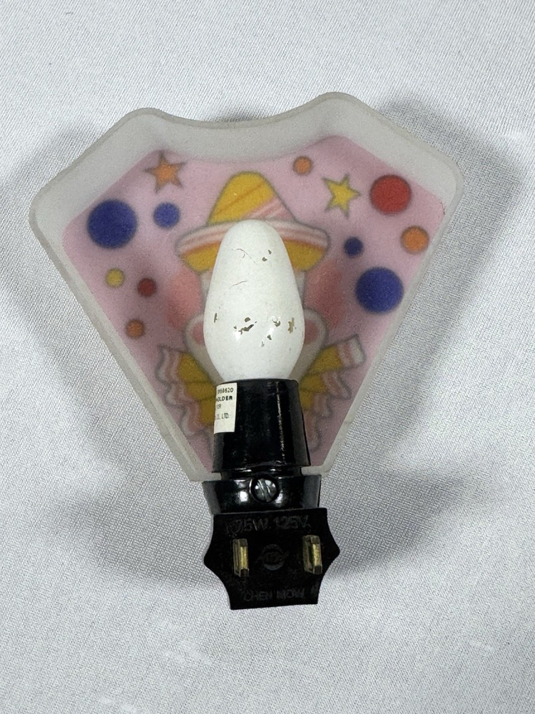 Retro 70’s - 80’s Clown Night Light (Works)