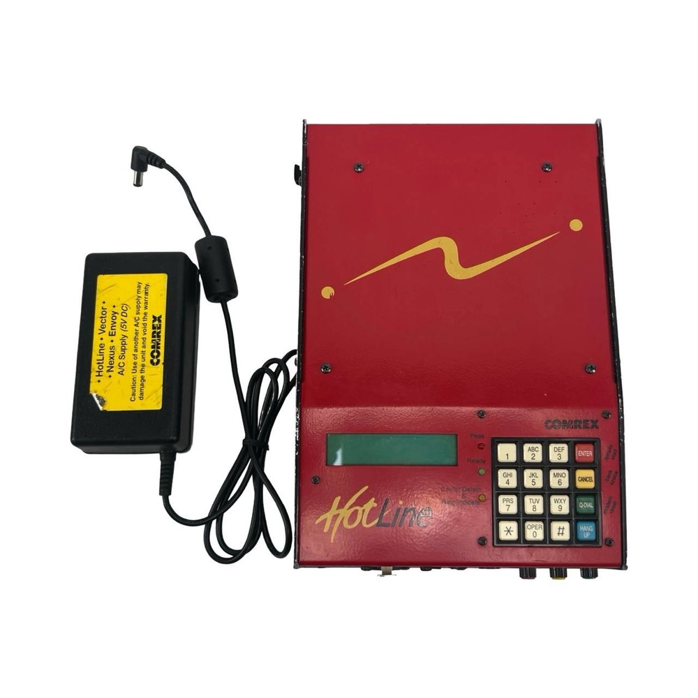 Comrex HotLine POTS Audio Codec Digital Phone Line Broadcast Interface - Red