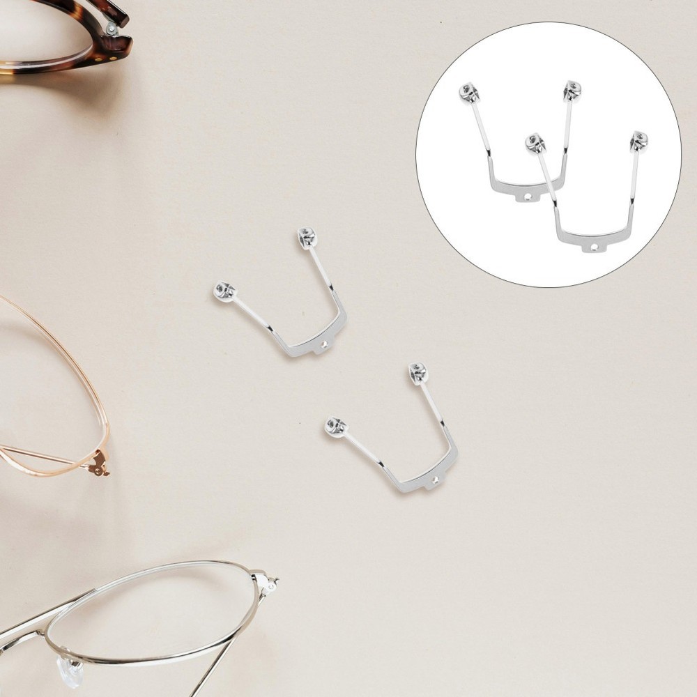 2 Pcs Nose Pad Bracket Comfortable Glasses Cushion Support Eyeglass Pads