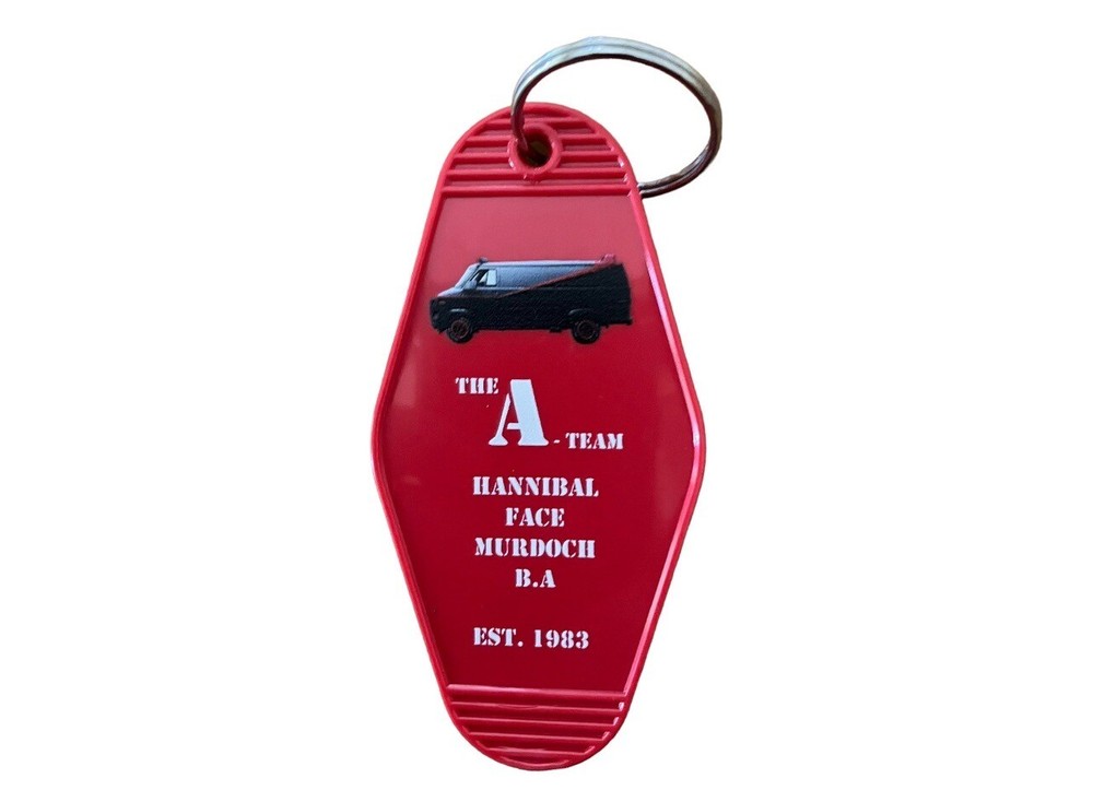 A TEAM TV show inspired keytag
