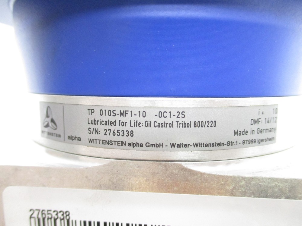 WITTENSTEIN TP010S-MF1-10-0C1-2S UNMP