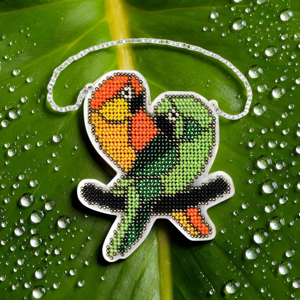 Wonderland Crafts Bead embroidery kit on a plastic base FLPL-088