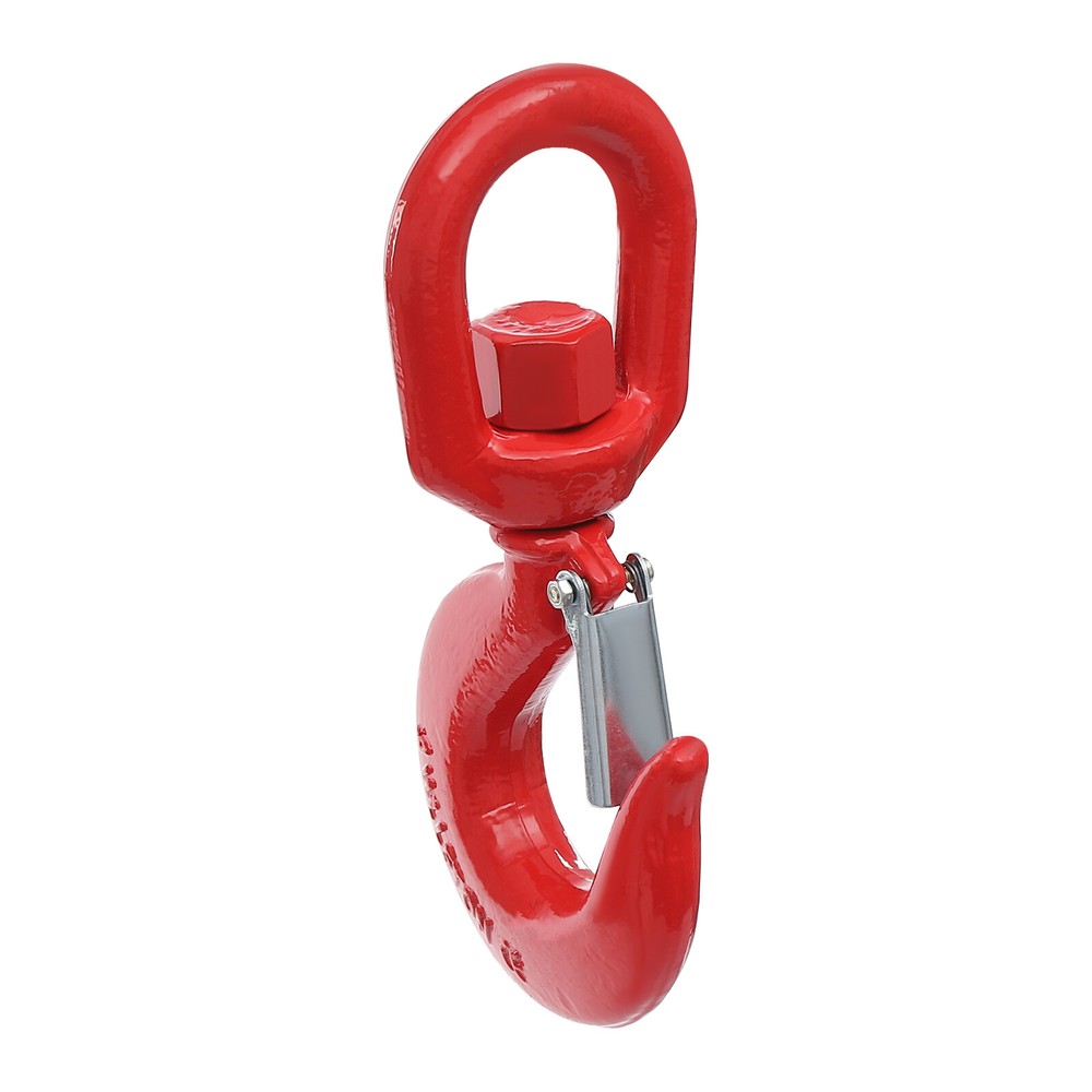 5T Locking Swivel Hook with Safety Latch for Heavy-Duty Lifting Tasks