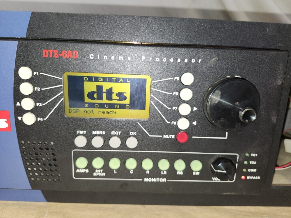 DTS Digital Theater Systems DTS-6AD Cinema Processor - Front Module ONLY