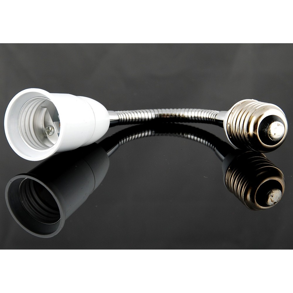 5X 8-Inch Light Bulb Extension Flexible Gooseneck Standard Medium Base E26