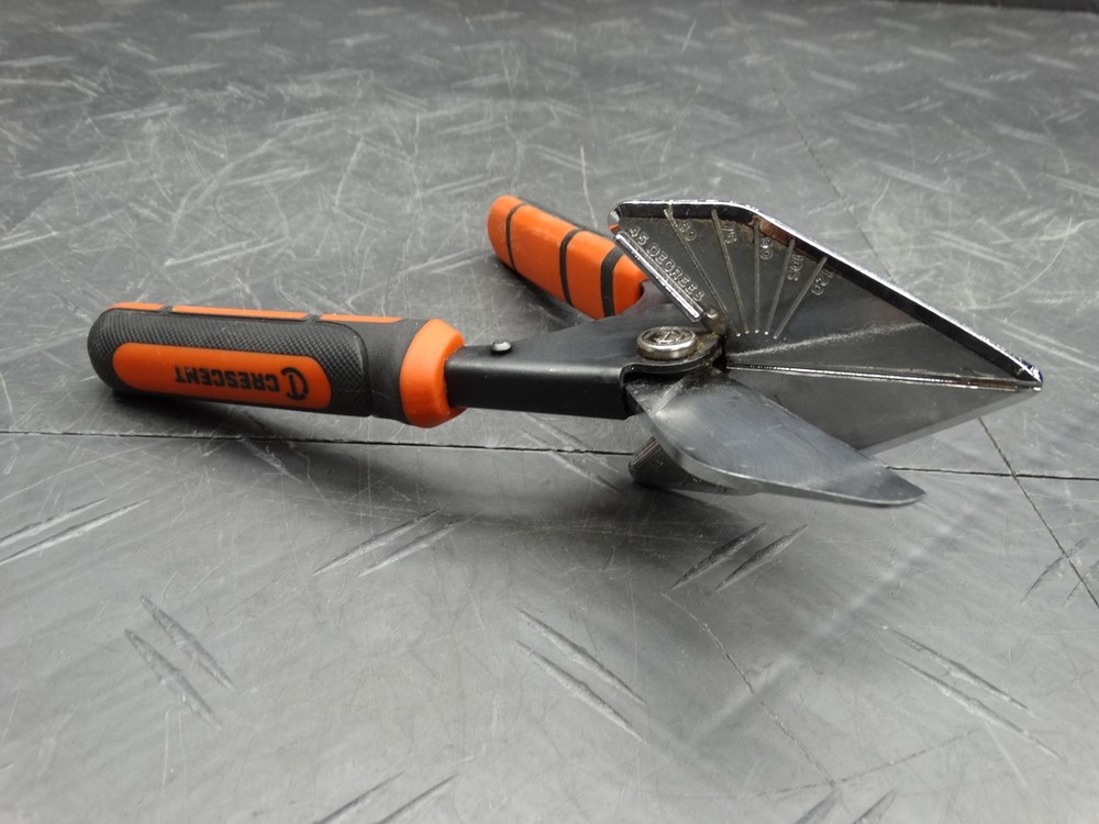 Crescent Multi-Angle Miter Cutter Shears Adjustable Trim & Molding Hand Tool