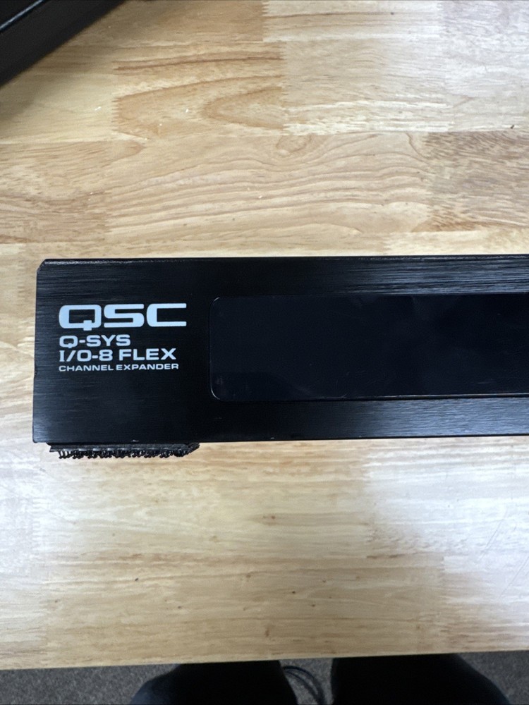 QSC Q-SYS I/O-8 Flex PoE+ Network Channel Expander