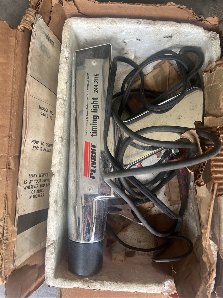 SEARS Timing Light Auto Chrome Vintage 244.2115