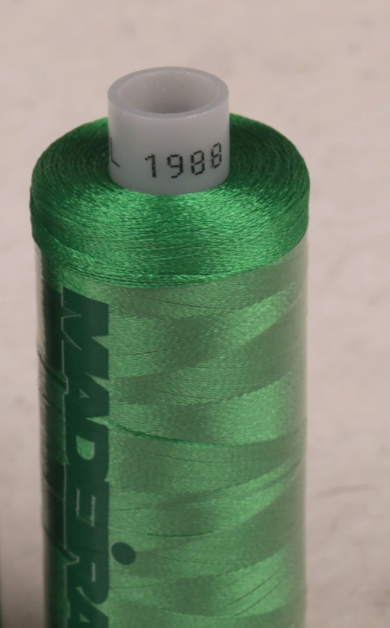 POLYESTER SEWING MACHINE EMBROIDERY THREAD MADEIRA 1 SPOOL  1000m 1988