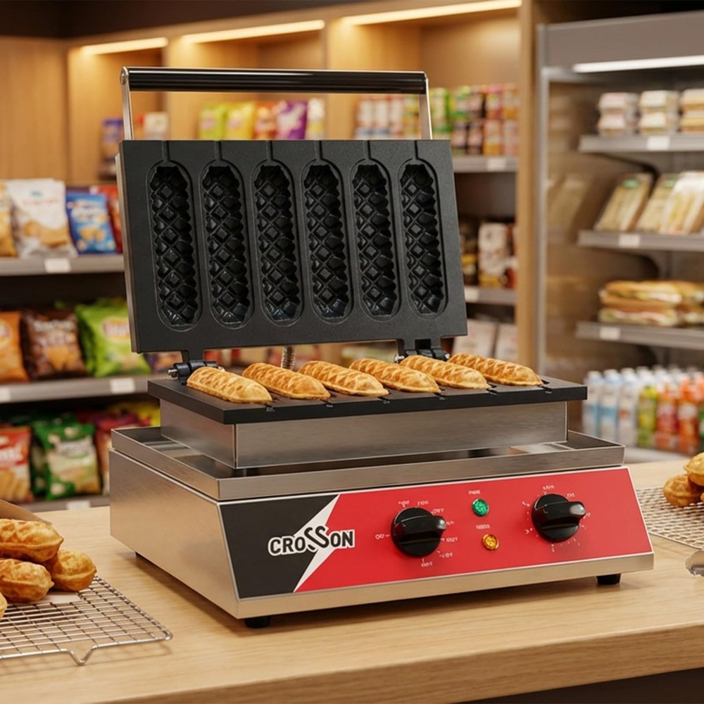 Electric Waffle Maker Stick Shape Nonstick Commercial Use