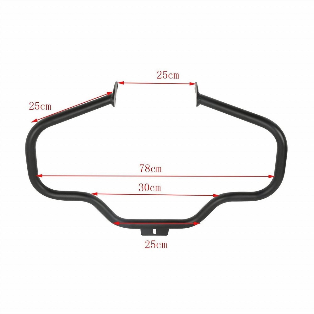 Mustache Engine Guard Crash Bar for Harley-Davidson FLSTC 02-02