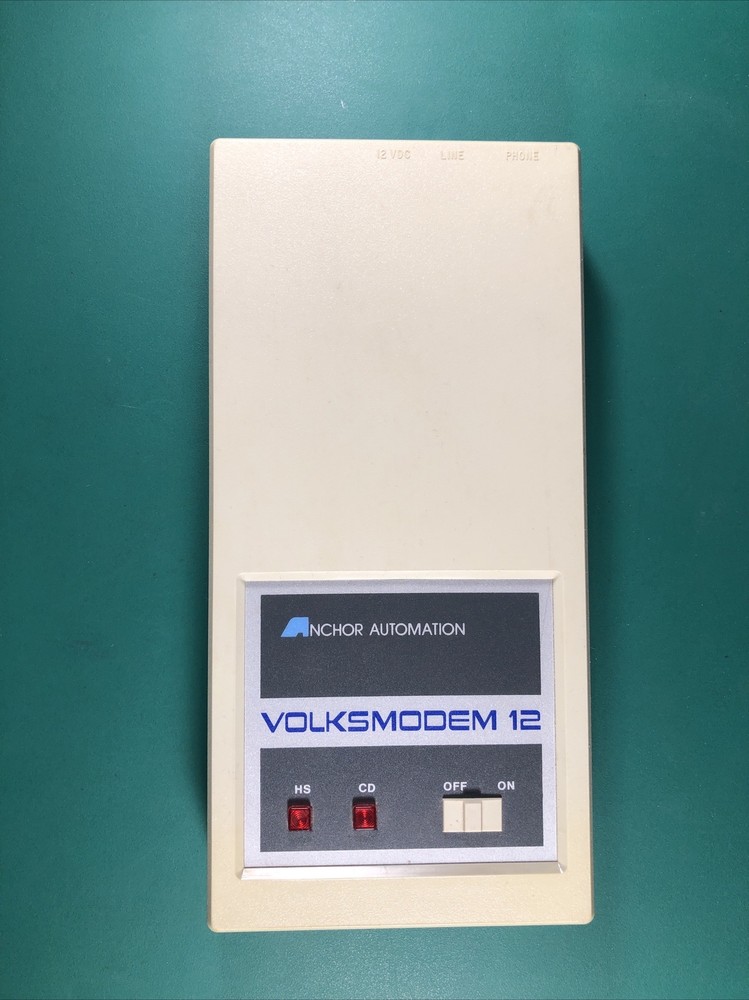 VOLKSMODEM 12 | Anchor Automation VM12 Modem With Cables | Powers On