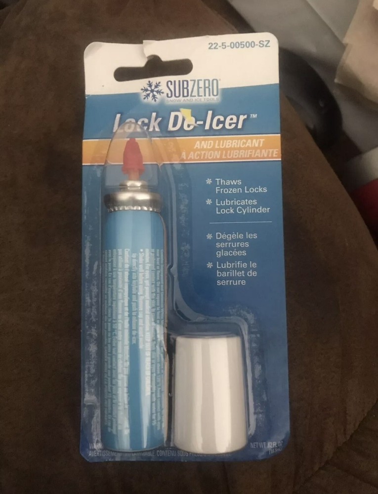 3 Pack Lock De-Icer & Lubricant, 18.5mL - Deicer