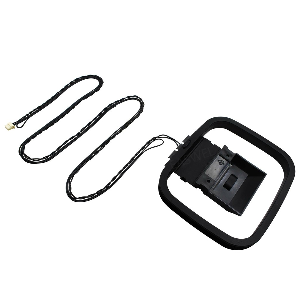 FM/AM Loop Antenna 3-Pin Mini Connector for Sharp Stereo AV Receiver Systems NEW