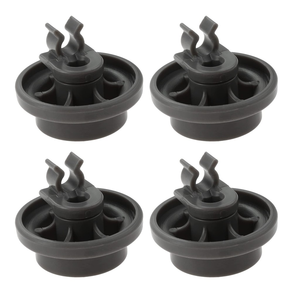 4 Pack 4581DD3003B Dishwasher Lower Rack Wheels, Bottom Dishrack Roller Assem...
