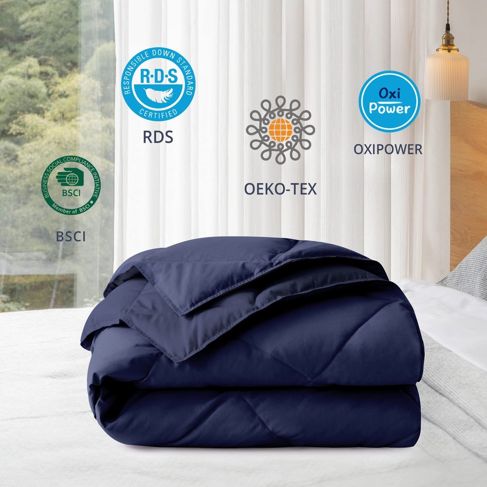 ® Down Throw Blankets for Couch, Lightweight Down Throw for Indoor and Outdoo...