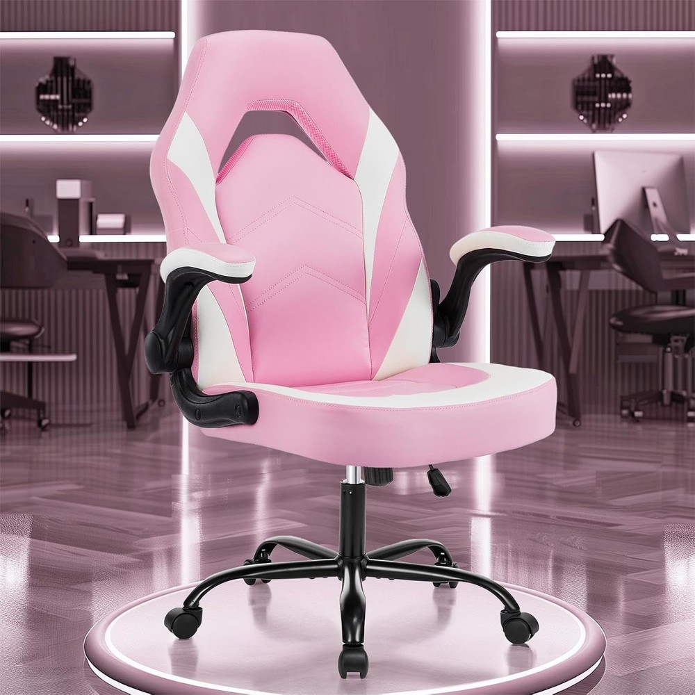Computer Gaming Desk Chair - Ergonomic Office Executive Adjustable Swivel Task