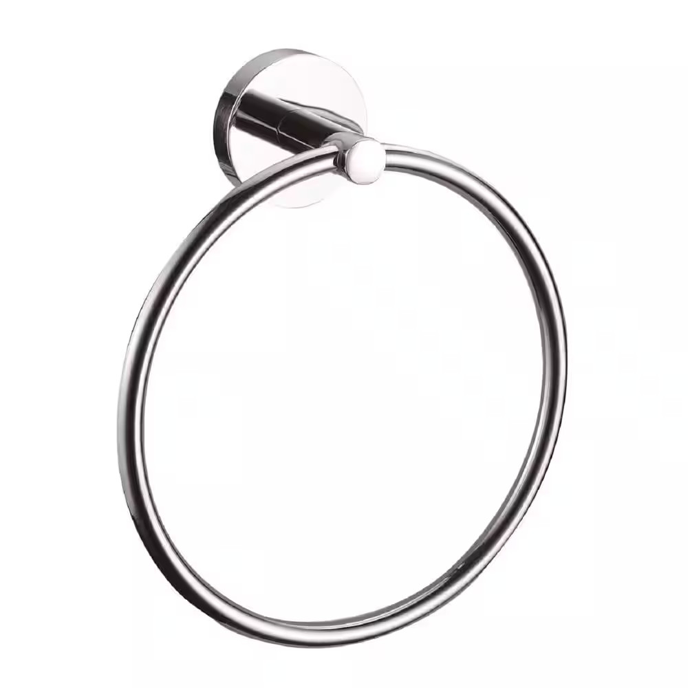 GRAZ Park Towel Ring in Polished Chrome