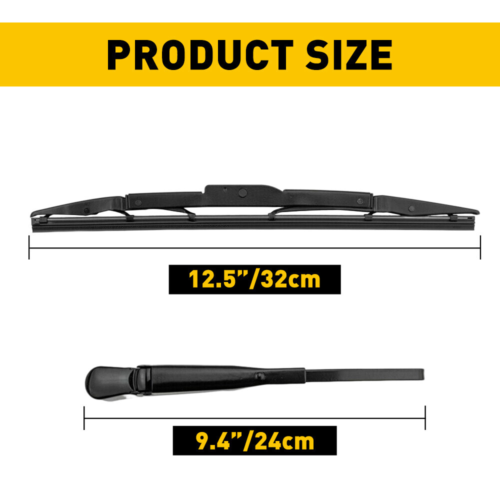 Rear Window Windshield Wiper Arm & Blade Set Replacement Fit 2012-2016 Honda CRV