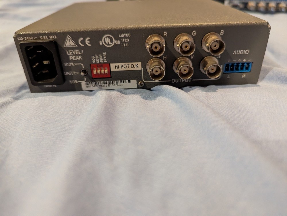 Extron DVS 406 Video Scaler & Extron RGB 150xi Input Interface (Untested)